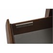 Michael Amini Brooklyn Walk Wood Nightstand - Burnt Umber Brown