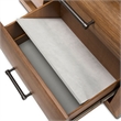Michael Amini Brooklyn Walk Wood & Metal Dresser - Burnt Umber Brown