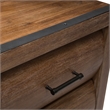 Michael Amini Brooklyn Walk Wood & Metal Dresser - Burnt Umber Brown