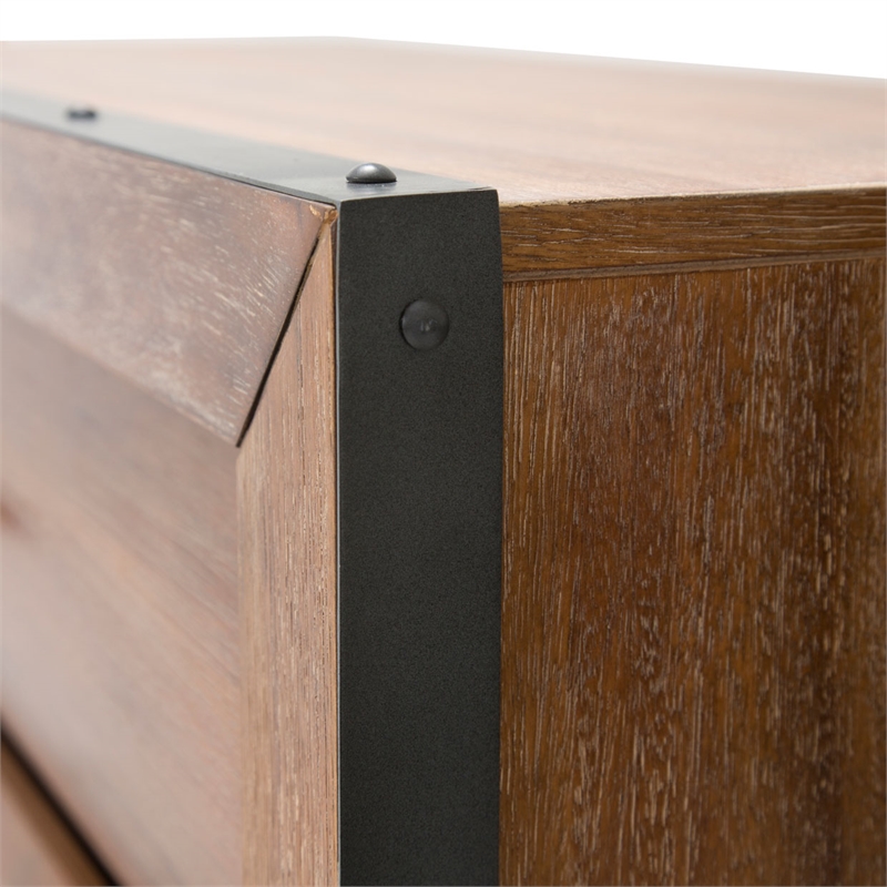 Michael Amini Brooklyn Walk 6-Drawer Wood Chest - Burnt Umber Brown