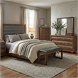 Michael Amini Brooklyn Walk 6-Drawer Wood Chest - Burnt Umber Brown
