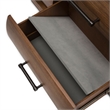 Michael Amini Brooklyn Walk Wood Dresser with Mirror - Burnt Umber Brown