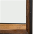 Michael Amini Brooklyn Walk Wood Dresser with Mirror - Burnt Umber Brown