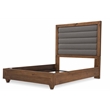 Michael Amini Brooklyn Walk Eastern King Tufted Panel Bed - Gray
