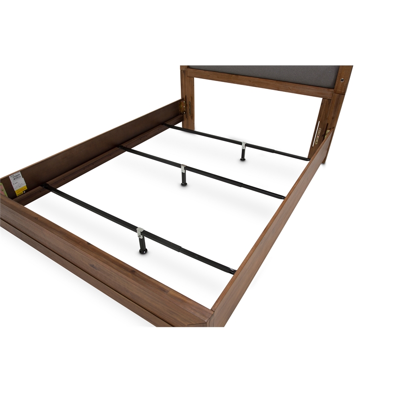 Michael Amini Brooklyn Walk Eastern King Tufted Panel Bed - Gray