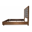 Michael Amini Brooklyn Walk Eastern King Tufted Panel Bed - Gray