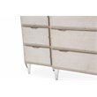 Michael Amini Camden Court Contemporary Wood Dresser in Ivory Pearl & Taupe