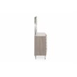Michael Amini Camden Court Wood Dresser w/ Mirror in Ivory Pearl & Taupe