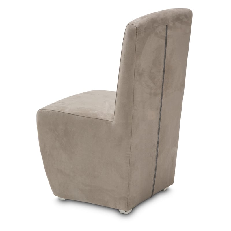 Michael Amini Menlo Station Parsons Dining Chair - Gray (Set of 2)