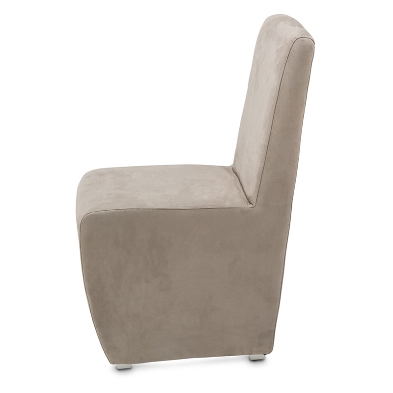 Michael Amini Menlo Station Parsons Dining Chair - Gray (Set of 2)