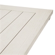 Michael Amini Menlo Station Rectangular Wood & Metal Dining Table in Vanilla