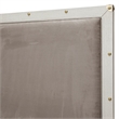 Michael Amini Menlo Station Queen Panel Bed in Ivory/Gray