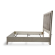 Michael Amini Menlo Station Cal. King Panel Bed in Ivory/Gray