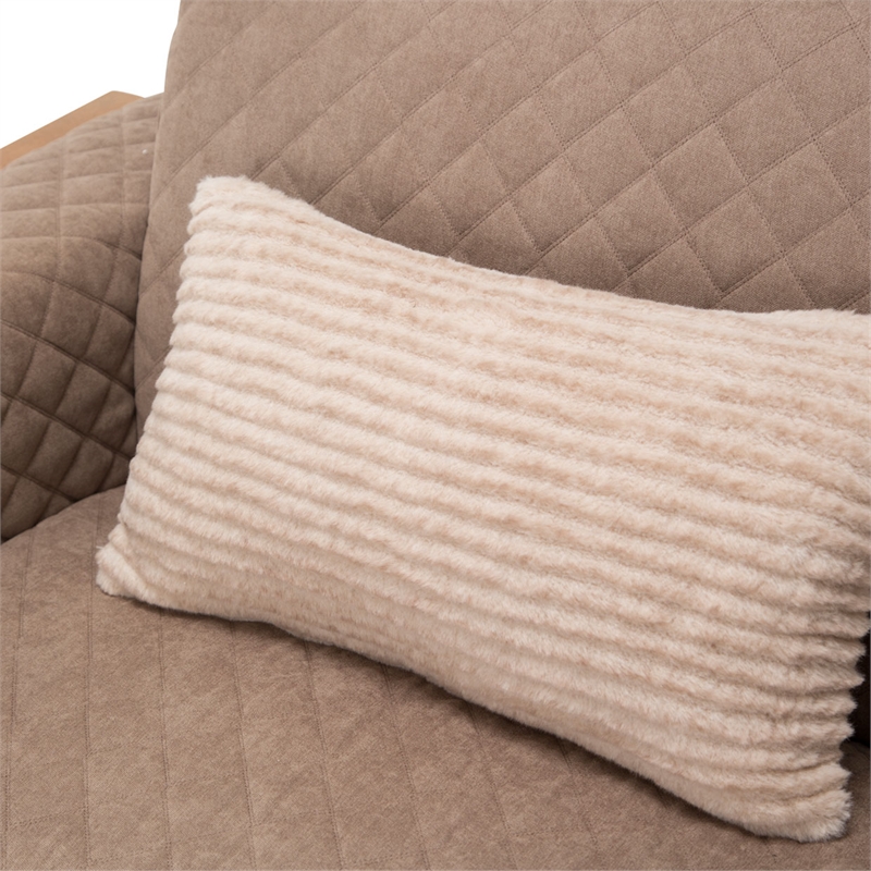Michael Amini Hudson Ferry Accent Chair - Autumn Brown