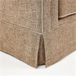 Michael Amini Carrollton Chenille Accent Chair in Sand