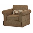 Michael Amini Carrollton Chenille Accent Chair in Sand