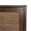Michael Amini Carrollton Queen Panel Bed in Rustic Ranch Brown