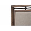Michael Amini Crossings King Panel Bed with Drawers - Brown