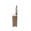Michael Amini Del Mar Sound Dresser with Mirror in Boardwalk Brown