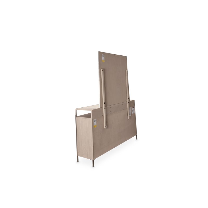 Michael Amini Silverlake Village Dresser with Mirror - Washed Oak