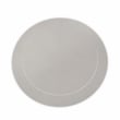 Michael Amini Eclipse Round Poplar & Steel Dining Table in Moonlight Gray