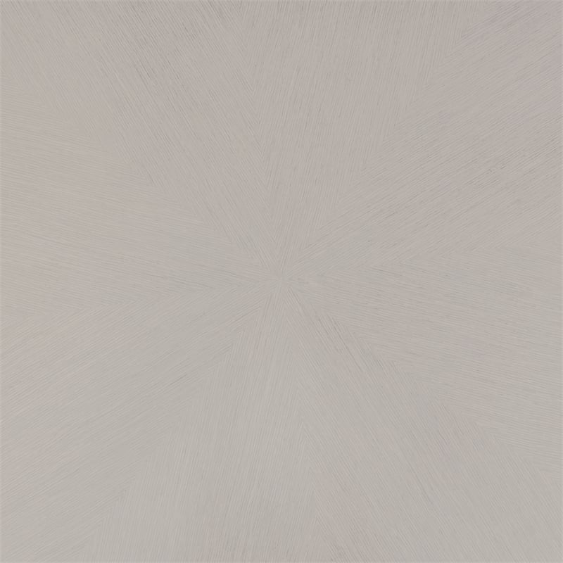 Michael Amini Eclipse Round Poplar & Steel Dining Table in Moonlight Gray