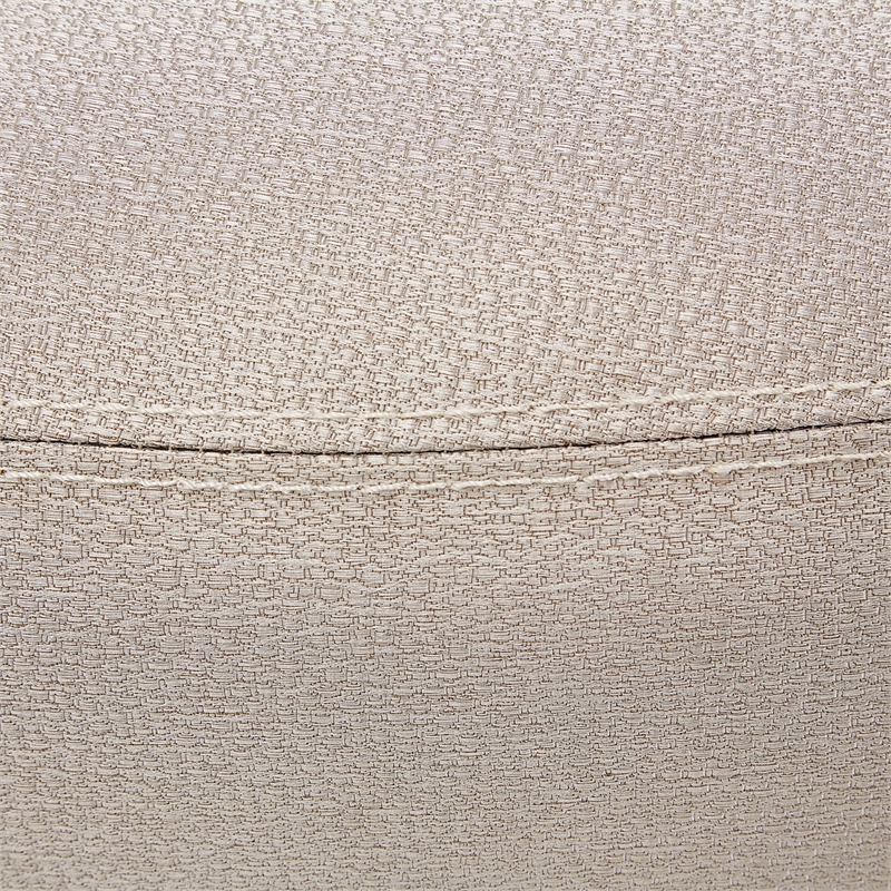 Michael Amini Kathy Ireland Eclipse Accent Bench - Ivory/Moonlight Gray