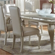 Michael Amini Hollywood Loft Dining Side Chair in Frost Ivory (Set of 2)