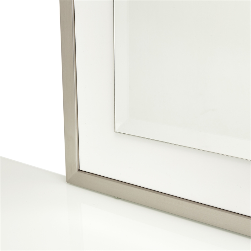 Michael Amini Marquee 8-Drawer Dresser with Mirror in Cloud White