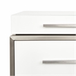 Michael Amini Marquee 7-Drawer Modern Chest in Cloud White