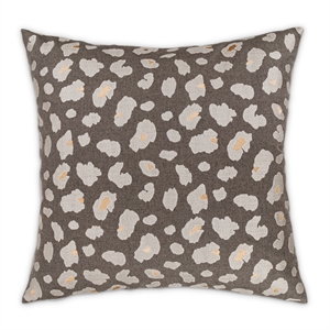 Michael Amini Explorer Majestic 22&quot Square Throw Pillow - Iron in Set of 2