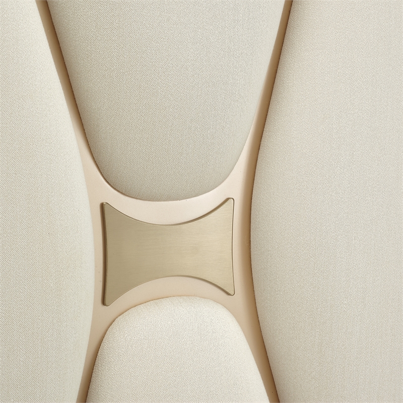 La Rachelle Queen Panel Bed - Champagne Ivory/Chardonnay