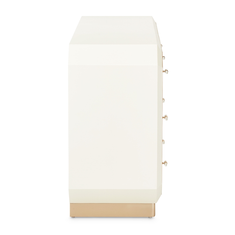 Michael Amini La Rachelle 9-Drawer Dresser in Champagne Ivory