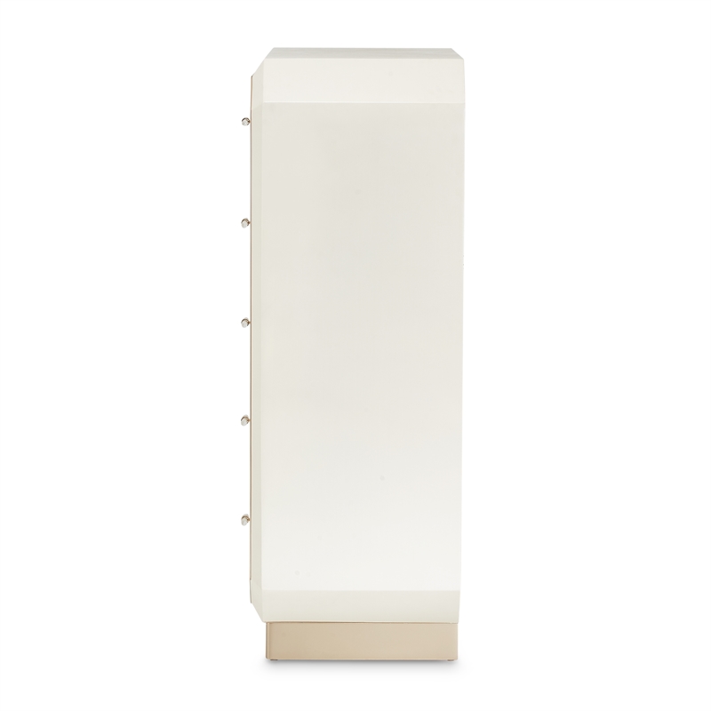 Michael Amini La Rachelle 5-Drawer Chest - Champagne Ivory