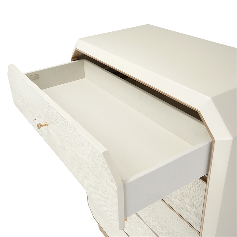 Michael Amini La Rachelle 5-Drawer Chest - Champagne Ivory