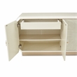 Michael Amini La Rachelle Sideboard and Mirror Set in Champagne