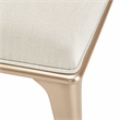 La Rachelle Bed Bench in Champagne Ivory/Chardonnay