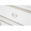 Michael Amini Sky Tower 2-Drawer Nightstand in Cloud White