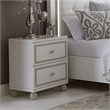 Michael Amini Sky Tower 2-Drawer Nightstand in Cloud White
