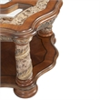 Michael Amini Villa Valencia Wood Cocktail Table - Classic Chestnut