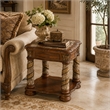 Michael Amini Villa Valencia Wood End Table - Classic Chestnut