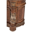 Michael Amini Villa Valencia Wood Bedside Chest with Mirror - Classic Chest