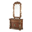 Michael Amini Villa Valencia Wood Bachelor's Chest with Mirror - Classic Chest