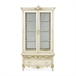 Platine de Royale Wood Curio Display Cabinet with LED Lighting - Champagne Ivory