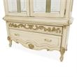 Platine de Royale Wood Curio Display Cabinet with LED Lighting - Champagne Ivory