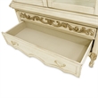 Platine de Royale Wood Curio Display Cabinet with LED Lighting - Champagne Ivory