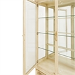 Platine de Royale Wood Curio Display Cabinet with LED Lighting - Champagne Ivory