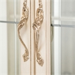 Michael Amini Platine de Royale Wood Curio Display Cabinet - Champagne Ivory