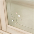 Michael Amini Platine de Royale Wood Curio Display Cabinet - Champagne Ivory