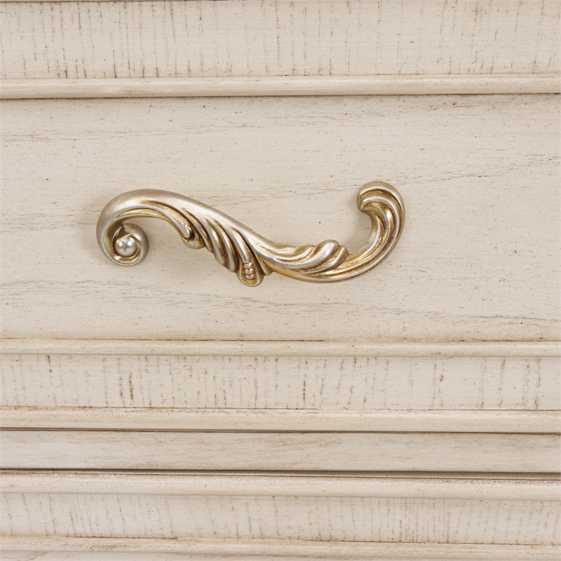Michael Amini Platine de Royale 6-Drawer Wood Chest - Champagne Ivory